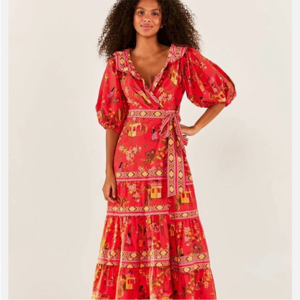 FARM Rio Secret Garden Maxi Dress XL